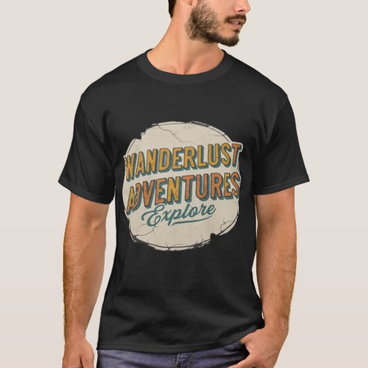 Wanderlust  t-shirt (Voorkant)