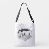 Wanderlust Tas voor Natuur liefhebbers & avonturie (Achterkant)