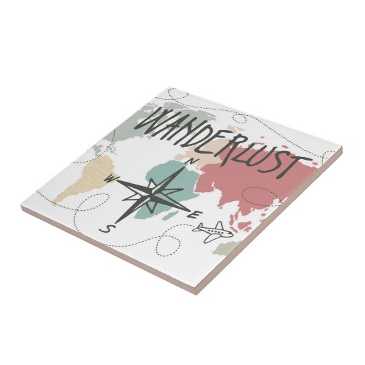 Wanderlust Tegeltje (Zijkant)