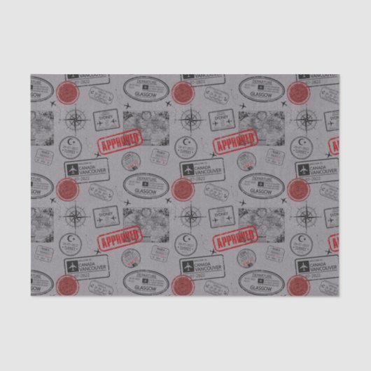 Wanderlust Tissuepapier (Voorkant)