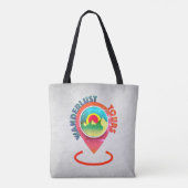 Wanderlust Tours - Funky Mix Edition Tote Bag (Achterkant)
