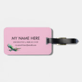 Wanderlust Travel Bagagelabel (Achterkant horizontaal)