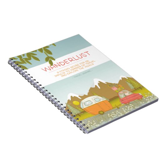 Wanderlust Travel Journal Notitieboek (Rechterzijde)