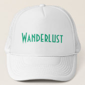 Wanderlust Trucker Hat Pet (Voorkant)