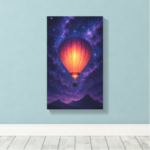 Wanderlust Universe - Surrealistisch reisavontuur Canvas Afdruk