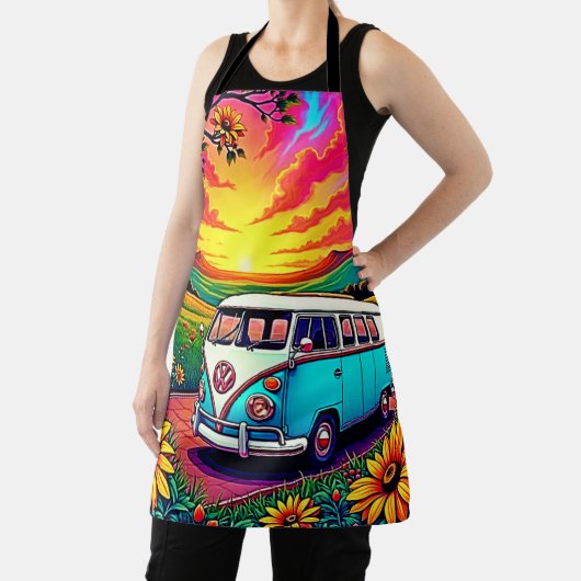 Wanderlust Van Sunset Art Schort (Insitu)