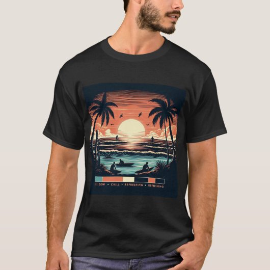 Wanderlust Vibes T-shirt (Voorkant)