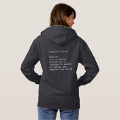 Wanderlust Vrouwen Hoodie (Achterkant volledig)