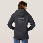 Wanderlust Vrouwen Hoodie (Achterkant volledig)
