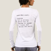 Wanderlust Vrouwen Lange Mouw Bella Canvas T-shirt (Achterkant)