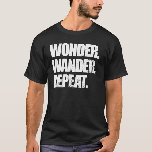 Wanderlust Vrouwen Mannen Vacay Reizen Vibes Wande T-shirt (Voorkant)