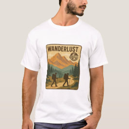 Wanderlust Wandelen Yellowstone National Park T-shirt