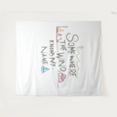 wanderlust wandkleed (Voorkant (horizontaal))