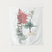 Wanderlust Wandkleed (Voorkant)