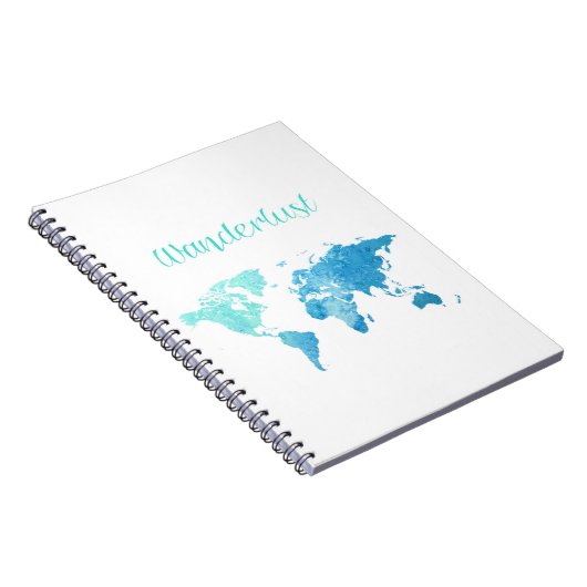 Wanderlust Waterverf notebook Notitieboek (Rechterzijde)