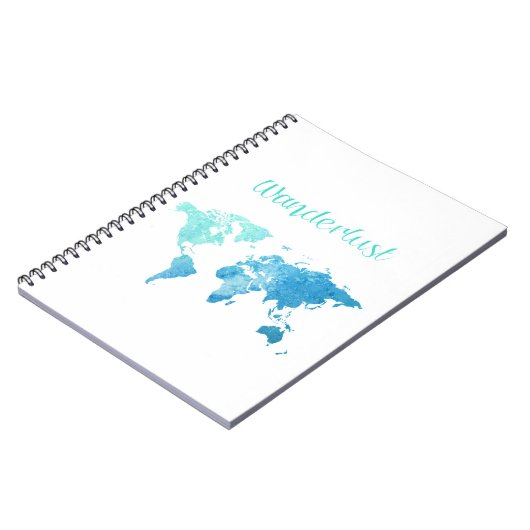 Wanderlust Waterverf notebook Notitieboek (Linkerzijde)