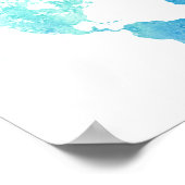 Wanderlust Waterverf Poster (Hoek)