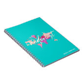 Wanderlust Waterverf Wereldkaart Revel Journal Notitieboek (Rechterzijde)