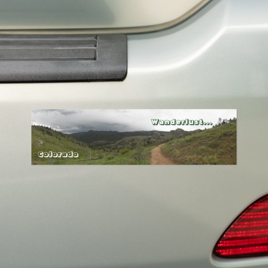 Wanderlust: Wikken van de bumpersticker (Op auto)