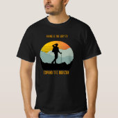 Wandern ist der Weg zur Horizonterweiterung T-shirt (Voorkant)