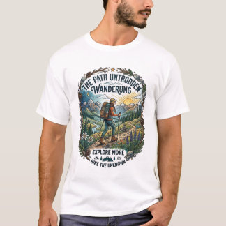 Wandern Motiv – The Path Untrodden T-shirt