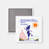 Wanders goed met anderen magneet (Voorkant / Achterkant)