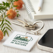 WanderSoul Co. – Retro Reis Logo Sleutel Sleutelhanger (Voorkant Rechts)