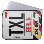 WanderTag - Berlin Minimalist Laptop Sleeve (Voorkant)