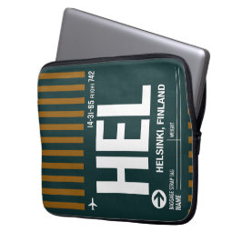 WanderTag - Helsinki Minimalistische laptophoes Laptop Sleeve