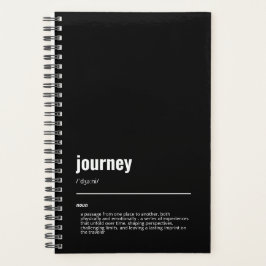 WanderTag - Journey Zwarte Planner 2026