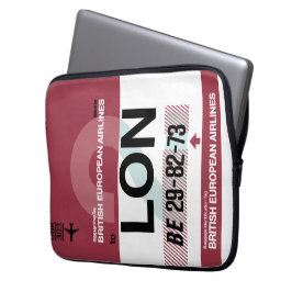 WanderTag - Minimalistische laptophoes uit Londen Laptop Sleeve
