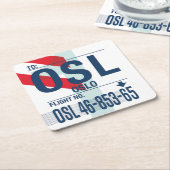 WanderTag Paper-Onderzetters Kartonnen Onderzetters (Schuin)