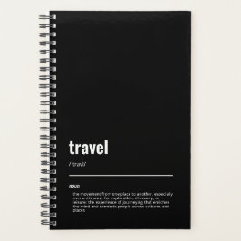 WanderTag - Reis Zwart Planner 2026