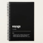 WanderTag - Voyage Black Planner 2026 (Voorkant)