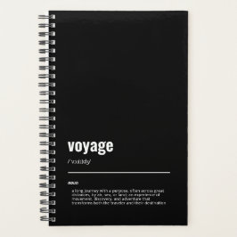 WanderTag - Voyage Zwarte Planner 2026