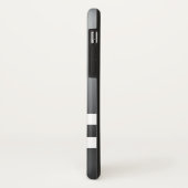 Wandestrepen Wit Grijsblauw Case-Mate iPhone Case (Achterkant/links)
