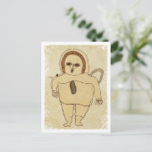 Wandjina-Briefkaart Briefkaart (Staand voorkant)