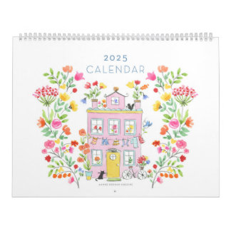 Wandkalender 2025 / Grote 11"h x 14.25"w Kalender