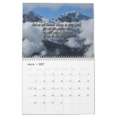 Wandkalender 2025 met Engelse Bijbelverzen Kalender (Mar 2027)