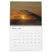 Wandkalender 2025 met Engelse Bijbelverzen Kalender (Feb 2027)
