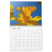 Wandkalender met bloemen kalender (Jan 2027)