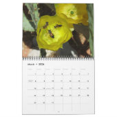 Wandkalender voor woestijn Flowers door J.W. Fathe Kalender (Mar 2026)
