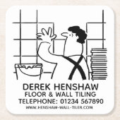 Wandketel of wandbekleding kartonnen onderzetters (Voorkant)