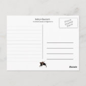 Wandkleed Briefkaart (Achterkant)