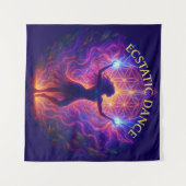 Wandkleed Ecstatic Dance – Energie & Beweging (Voorkant (horizontaal))