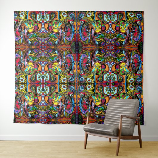 Wandkleed 'Happy-Art' Boudrielly-Art (In Situ (horizontaal))