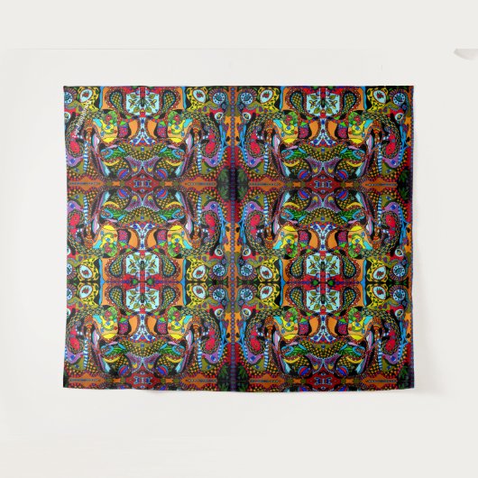 Wandkleed 'Happy-Art' Boudrielly-Art (Voorkant (horizontaal))