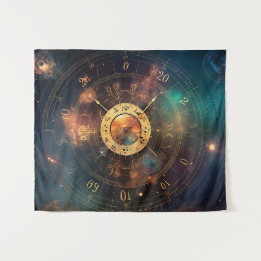 Wandkleed met Zodiact Symbool (Voorkant (horizontaal))