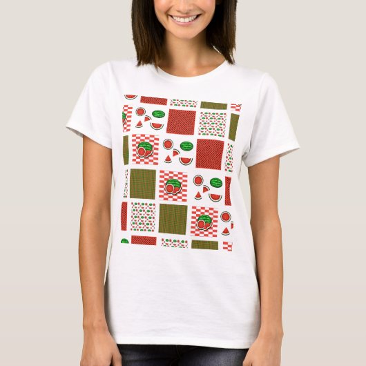 Wandkleurenmozaïek T-shirt (Voorkant)