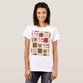 Wandkleurenmozaïek T-shirt (Voorkant volledig)
